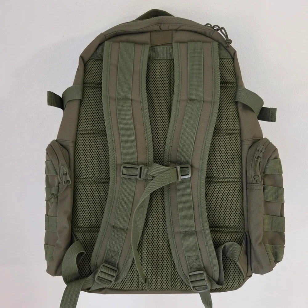 CornerStone Tactical Backpack Olive Green MOLLE EbikeScabbards Padded Laptop Bag